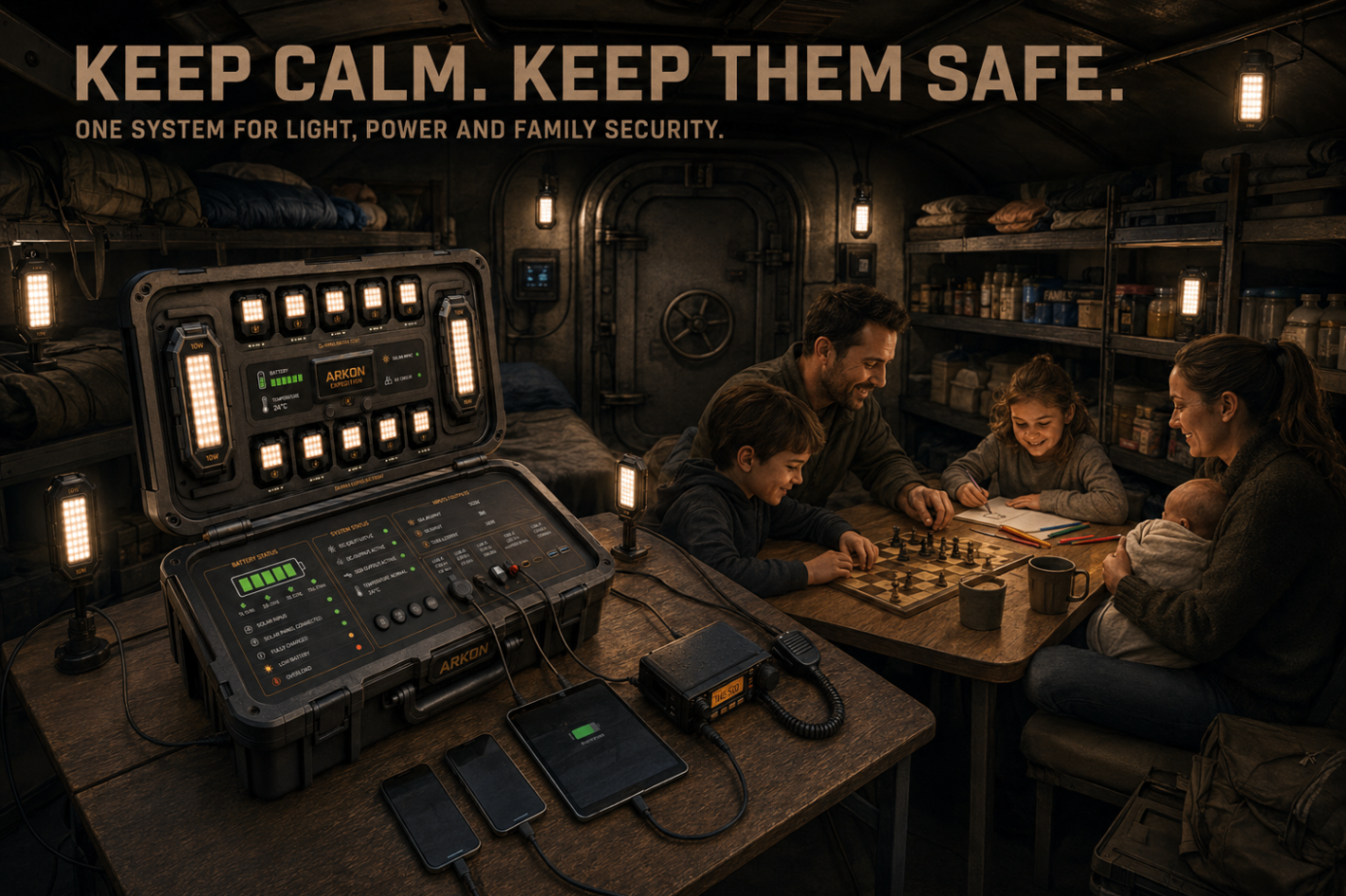 Deployable power during outages.